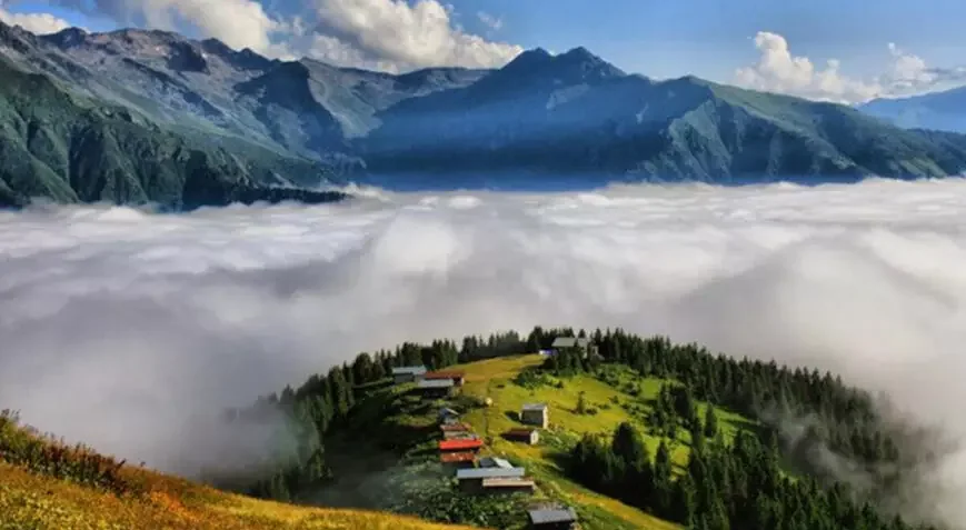 Pokut Yaylası Rize yayla manzarası